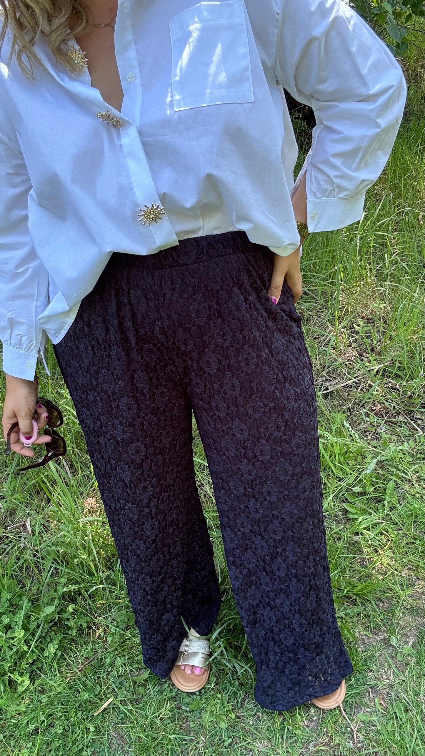 Amélie broek  Curve - Donkerblauw