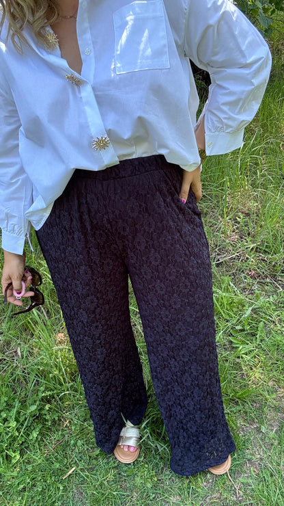 Amélie broek  Curve - Donkerblauw