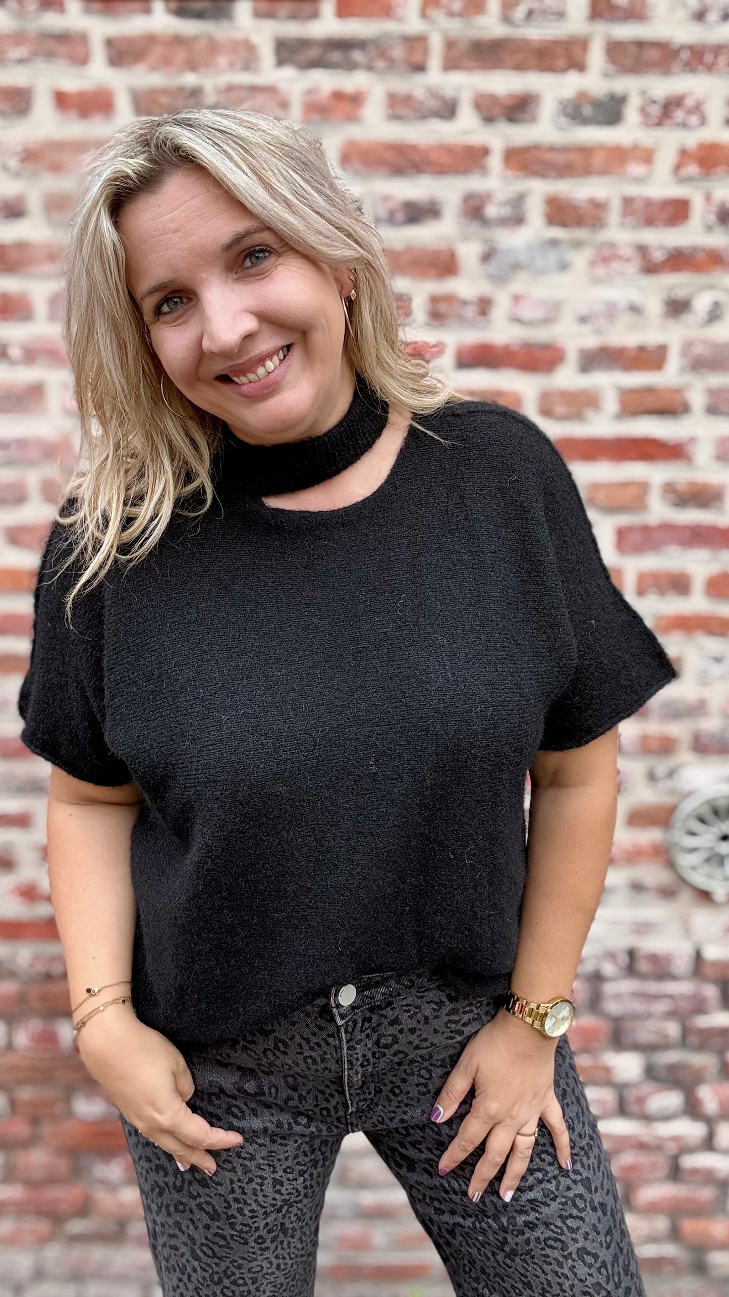Loua knit - Zwart