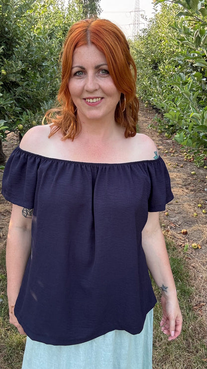 Dina blouse - Donkerblauw