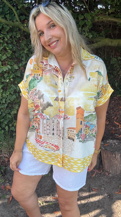 Marrakesh blouse - Geel