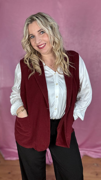 Peggy blazer - Wijnrood