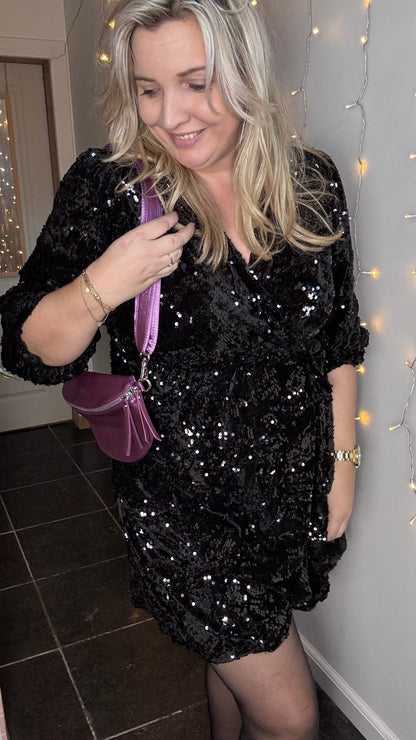 Heuptas metallic - Paars