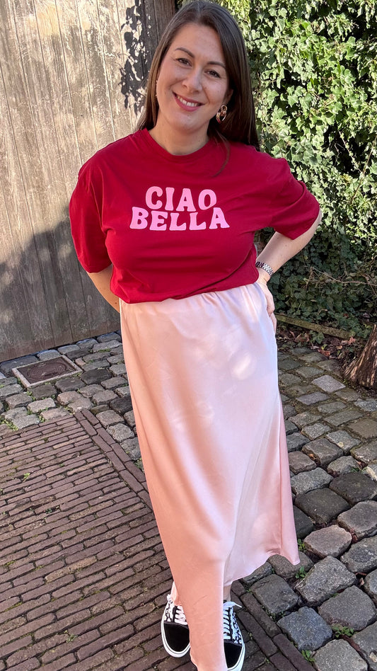 Ciao bella shirt - Bordeaux