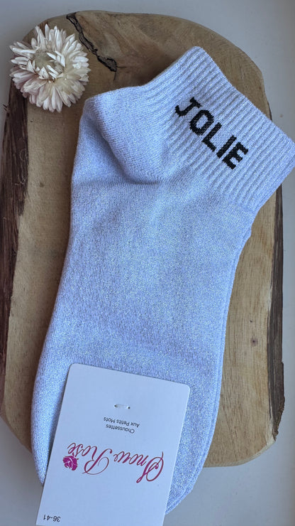Quote sokken (kort): Jolie