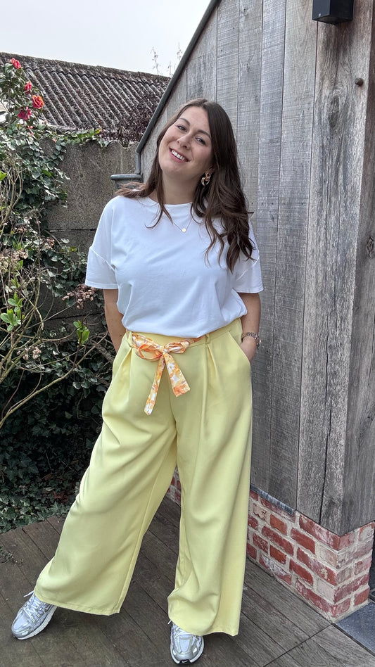Mona broek - butteryellow