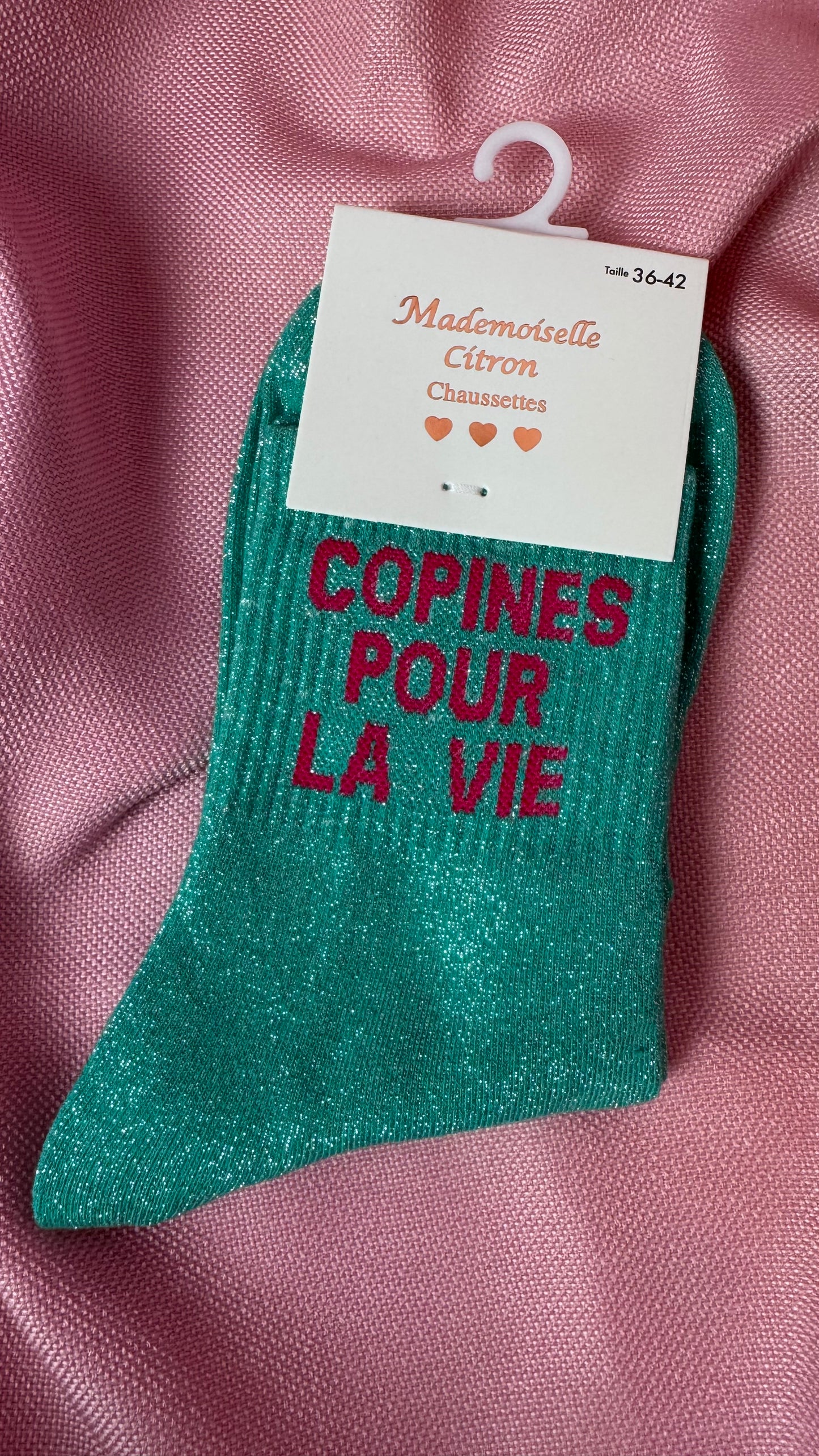 Quote sokken: Copines pour la vie