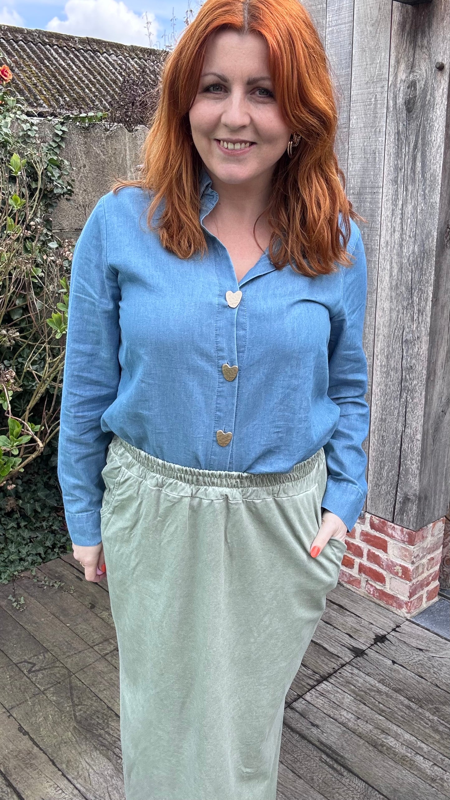 Estelle rok - kaki