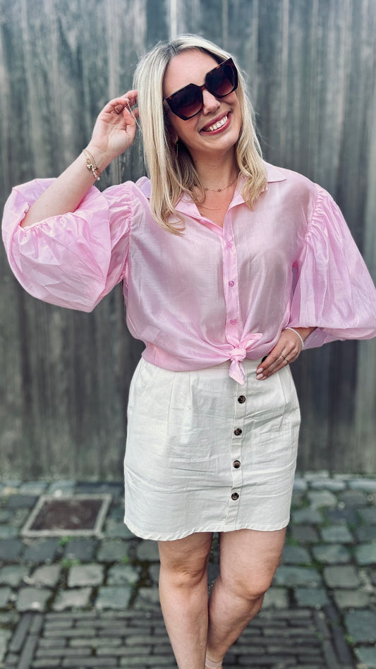 Sugar mist blouse roze