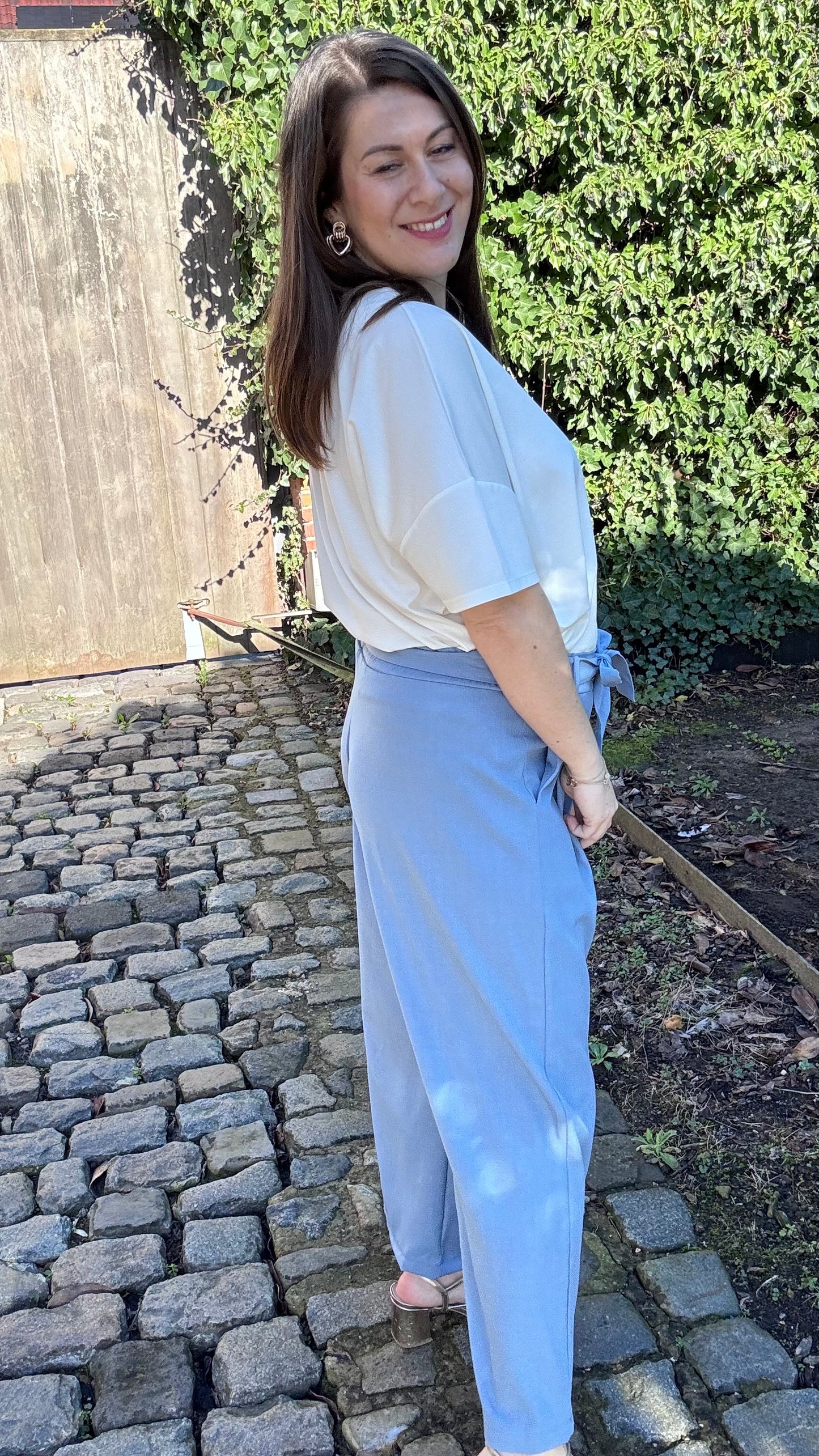 Leya broek - Blauw