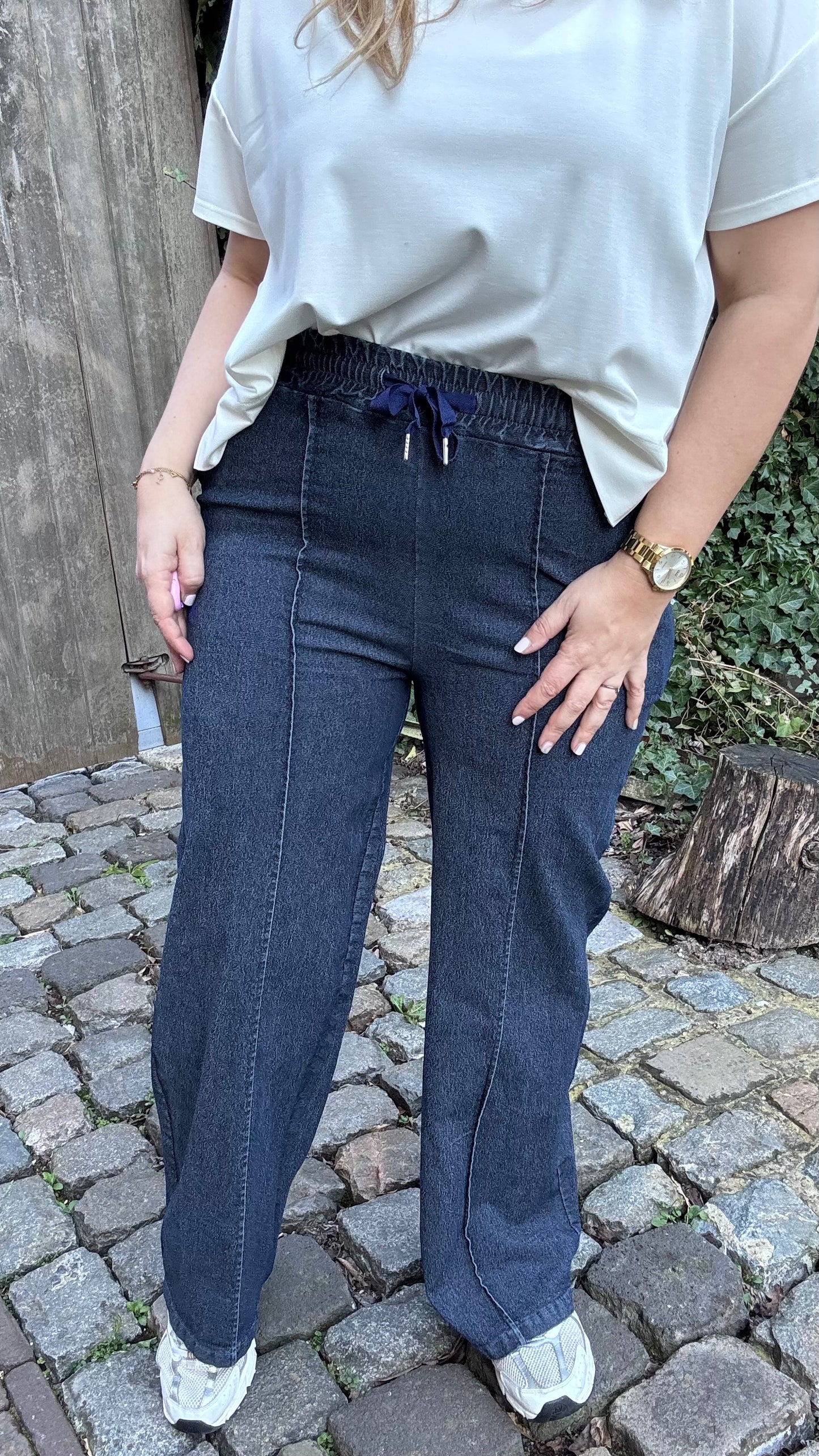 Mint move jeans - Donkerblauw