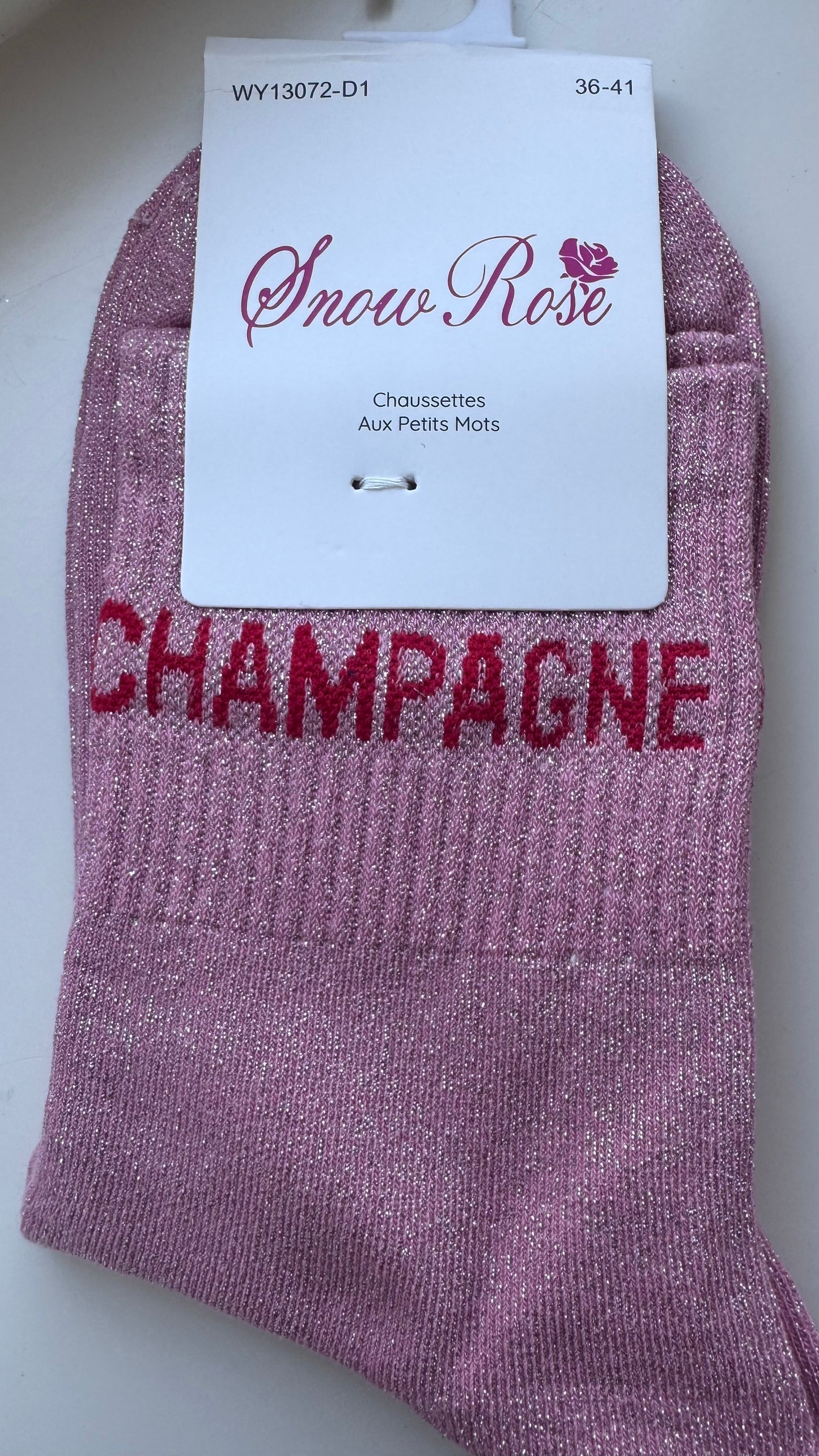 Quote sokken: Champagne