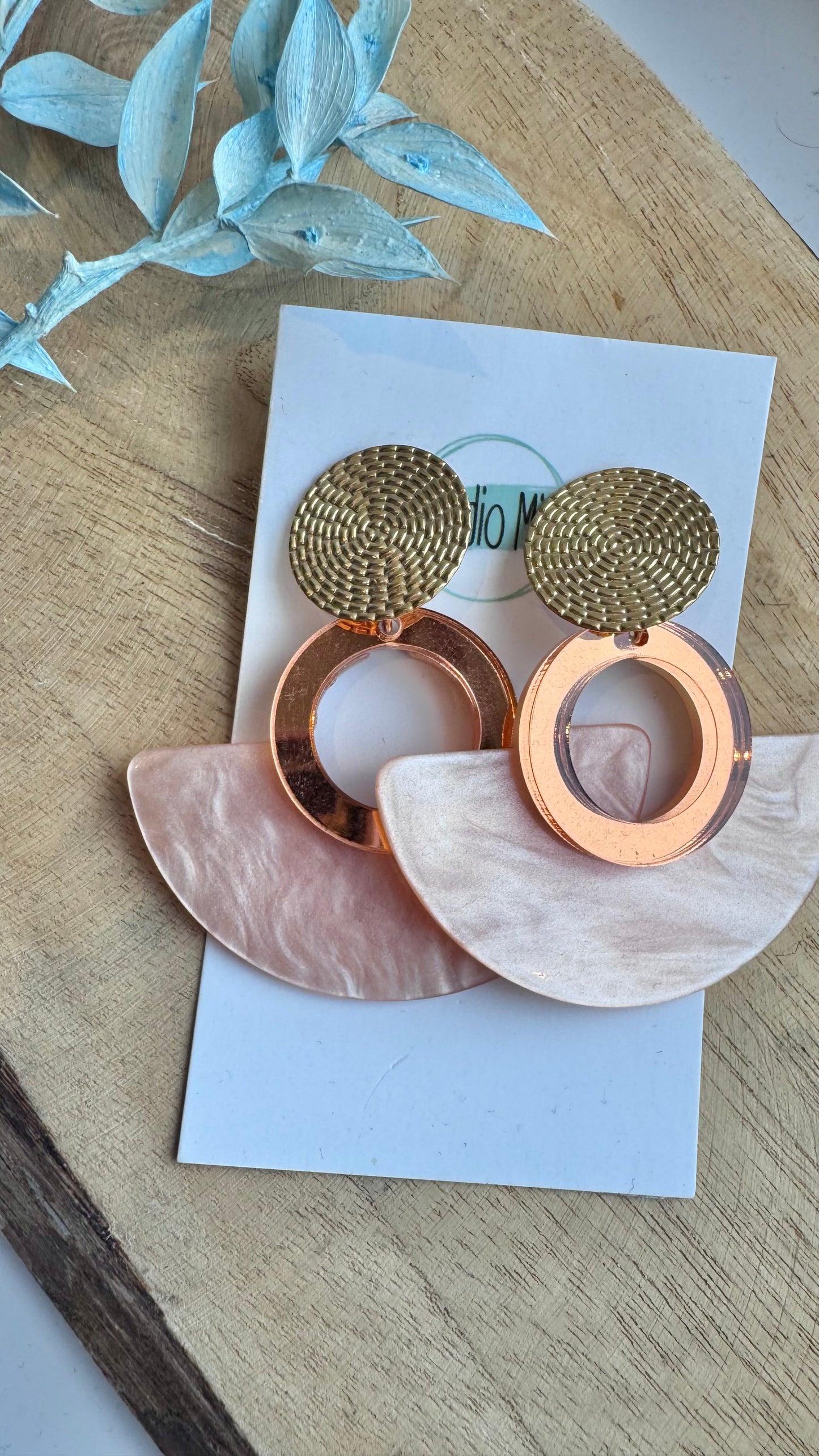 Zelfgemaakte oorbellen