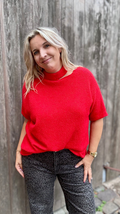 Loua knit - Rood