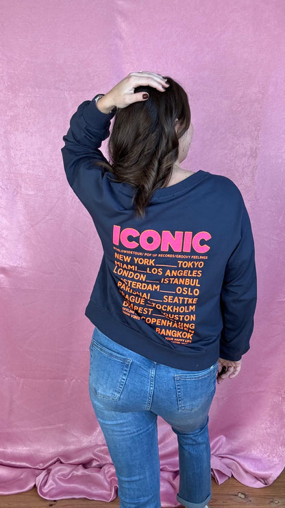 Iconic sweater - Donkerblauw