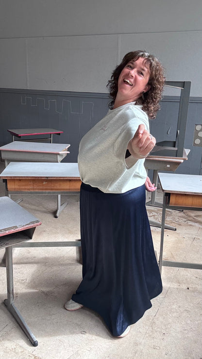 Riri rok - Donkerblauw