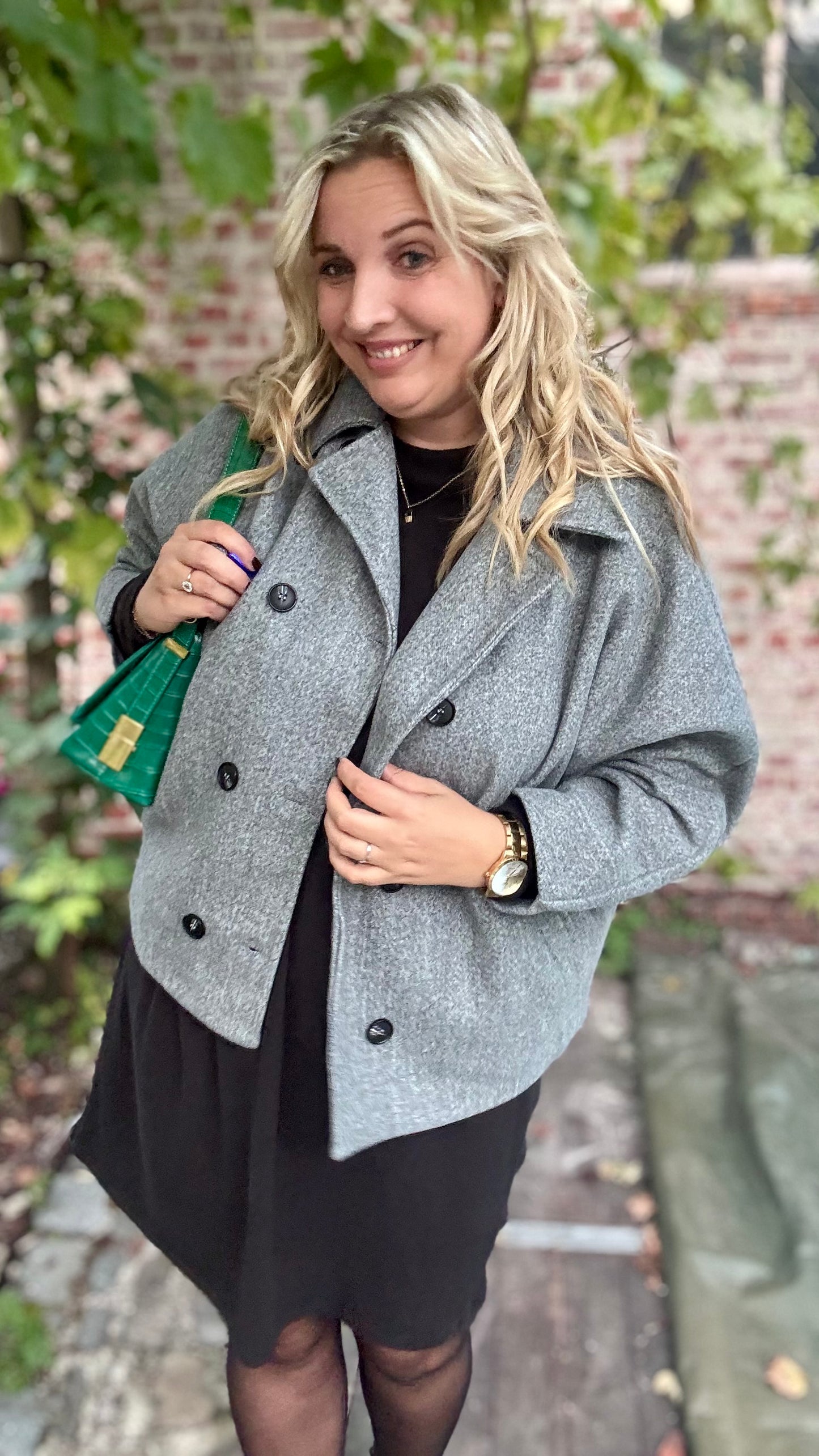 Vicky mantel - Grijs