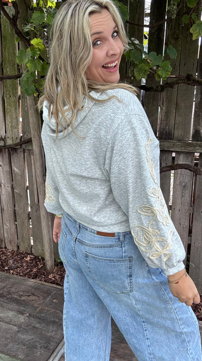 Swirl hoodie - Grijs