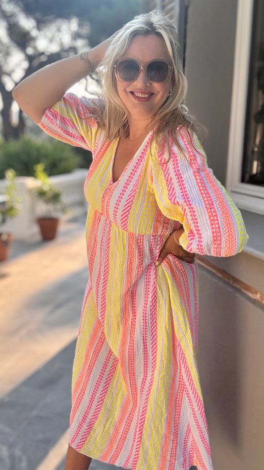 Golden hour dress bohemian wit