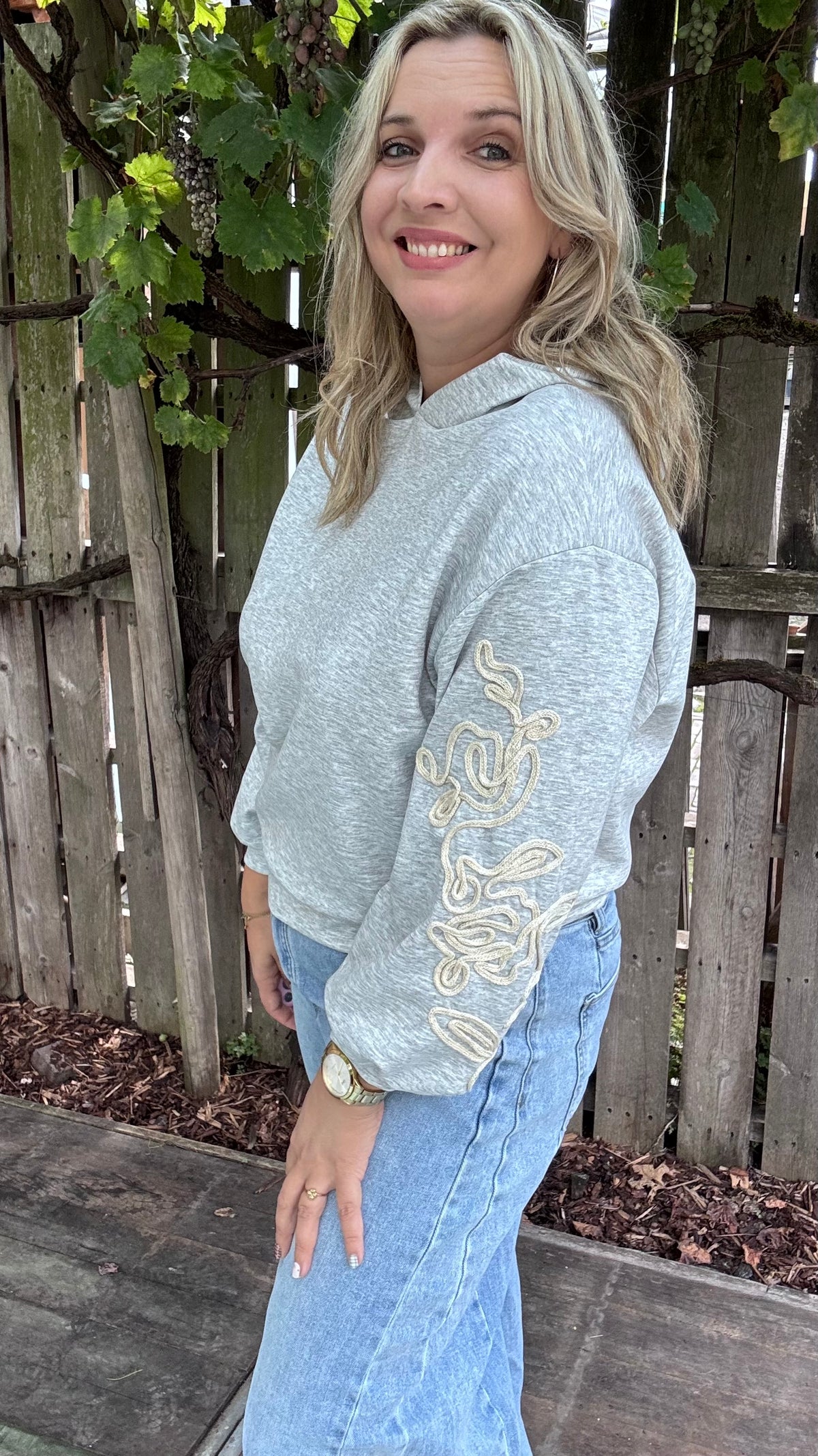 Swirl hoodie - Grijs