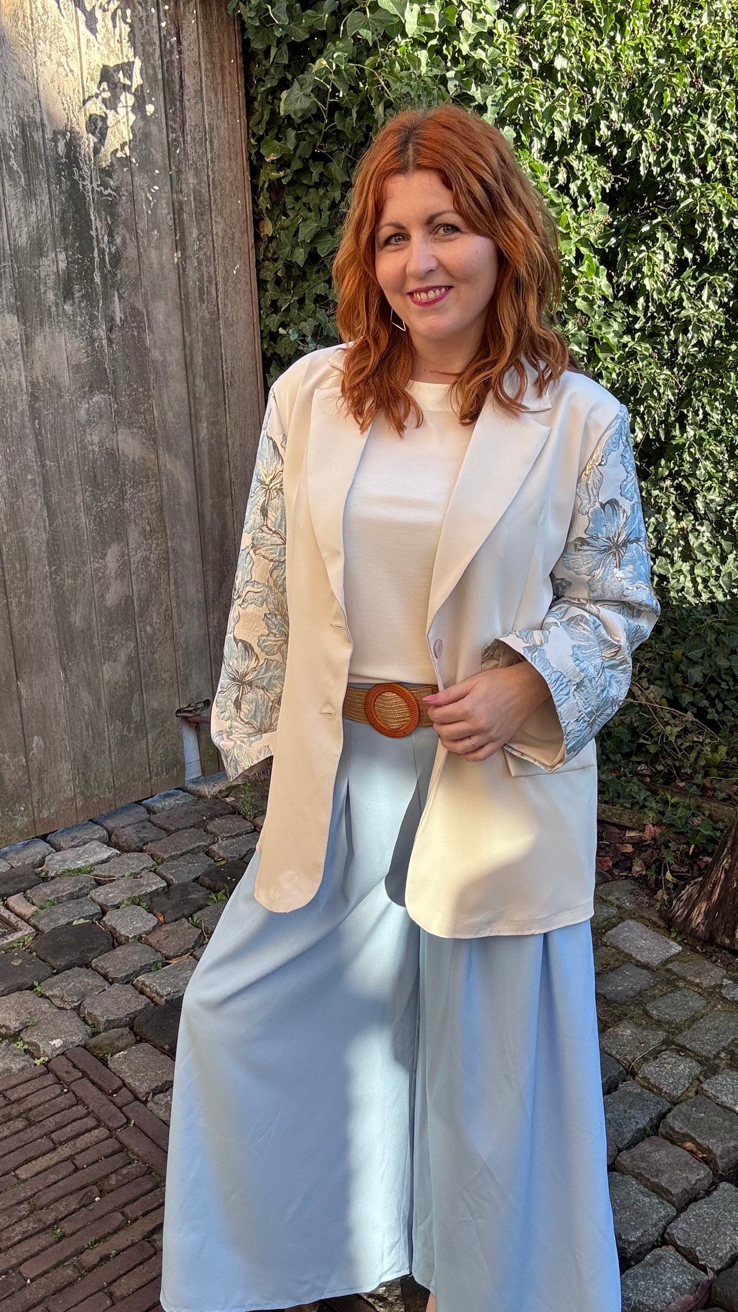 Cotton candy blazer - Beige