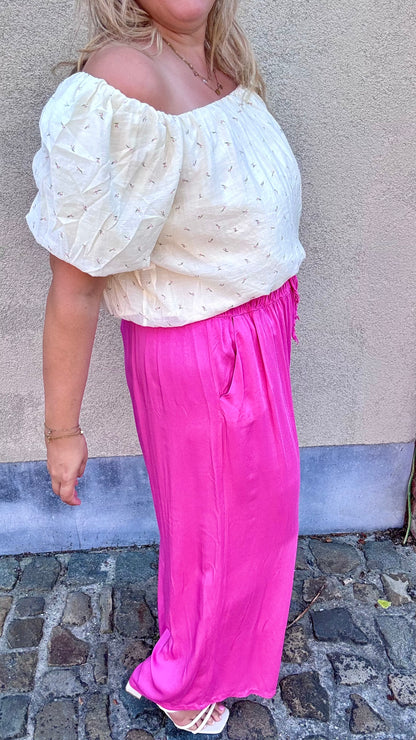Zoë broek matté - Fuchsia