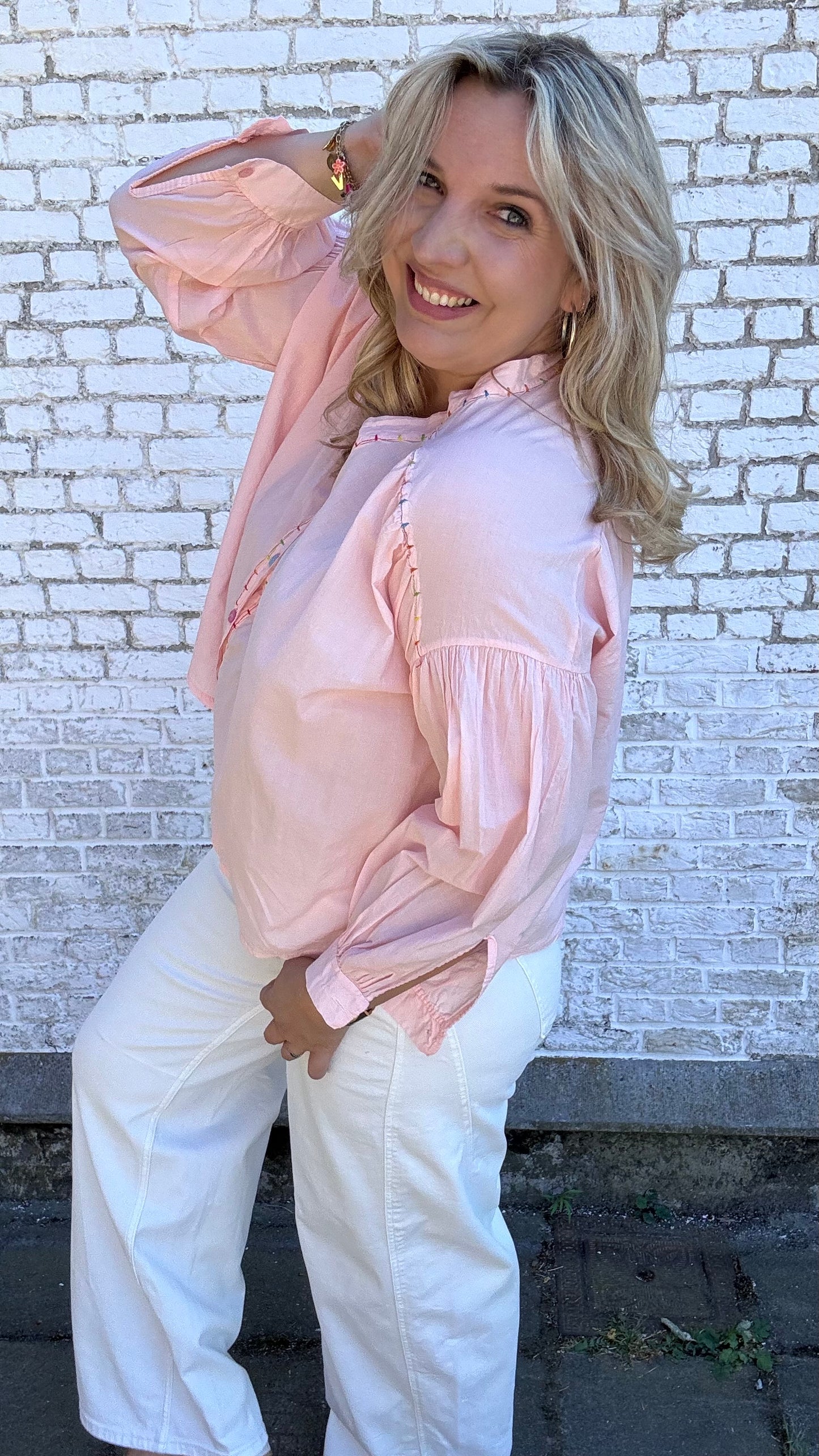 Oda blouse - Salmon