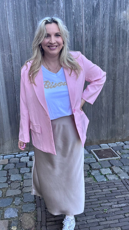 Silky muse rok - Champagne
