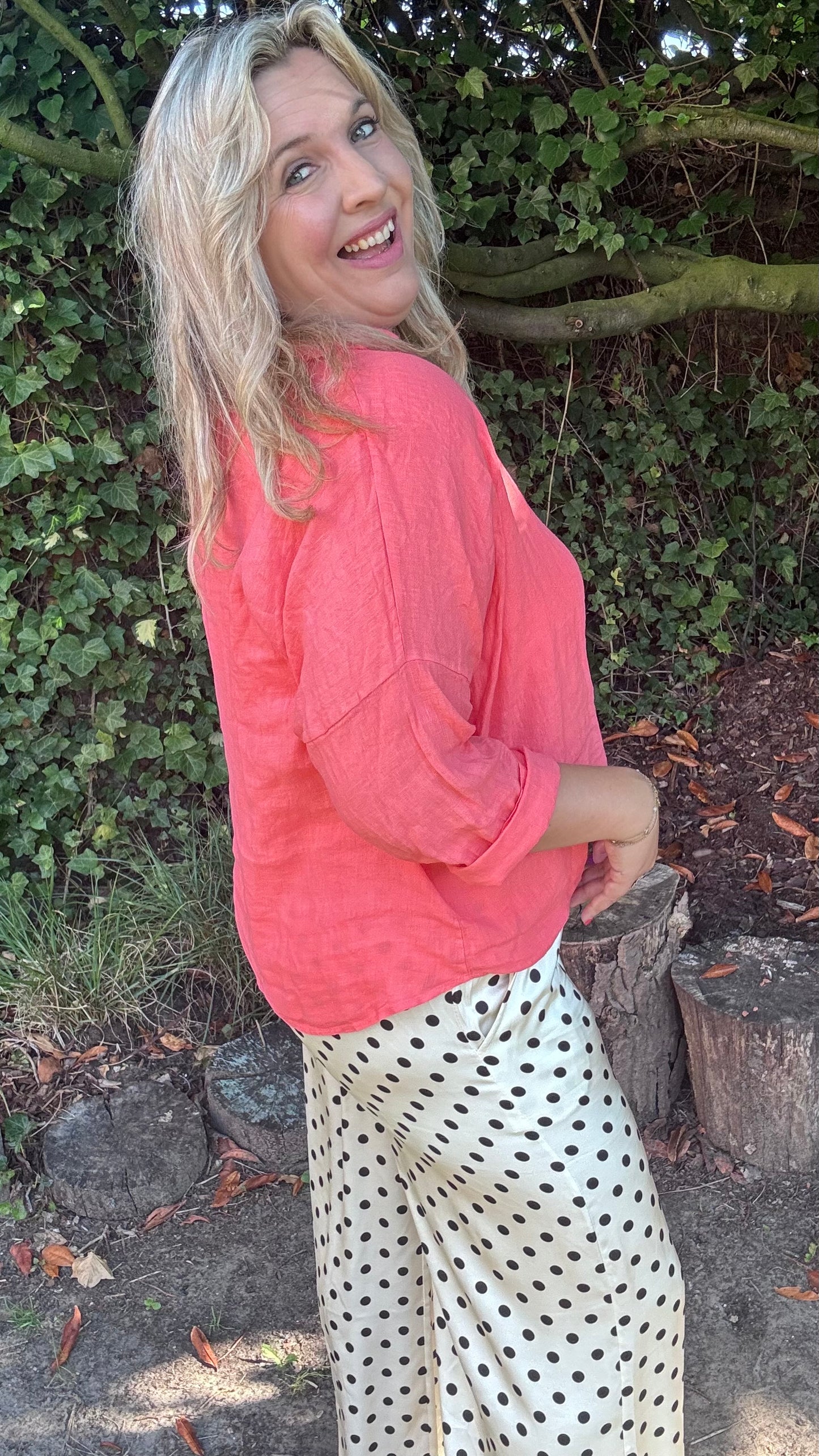 Mika blouse - Koraal