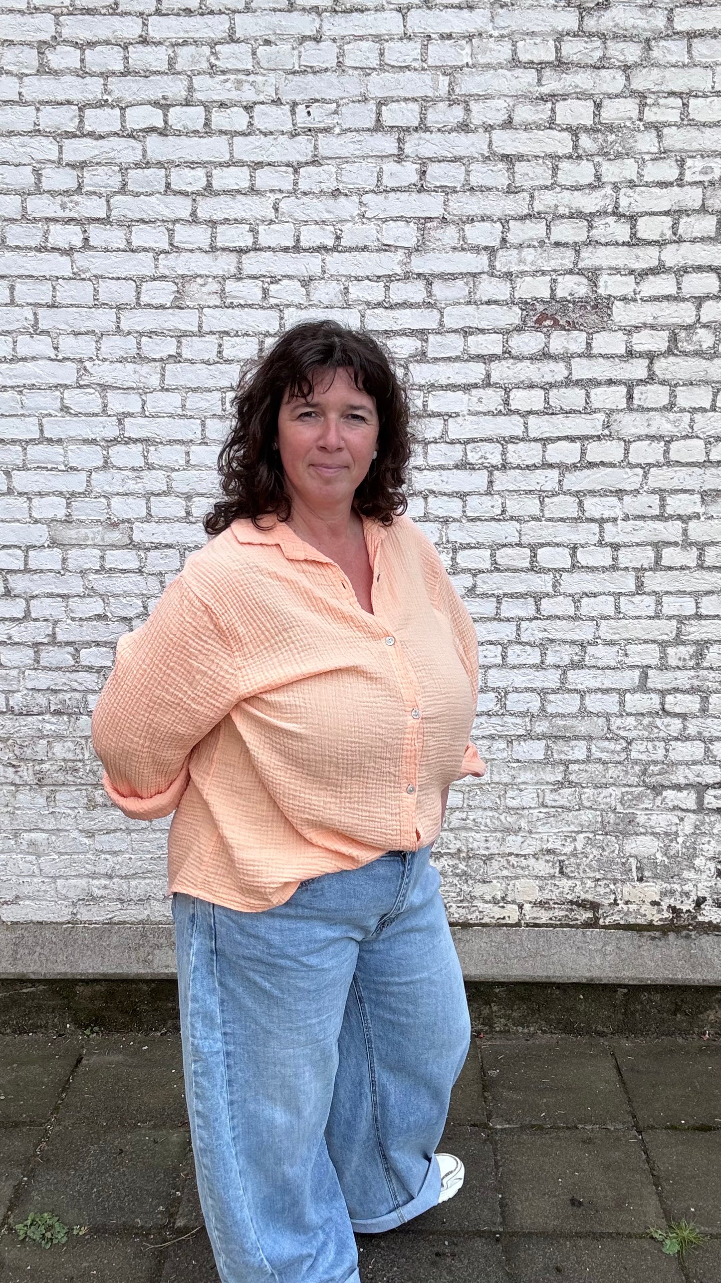 Tetra blouse - salmon