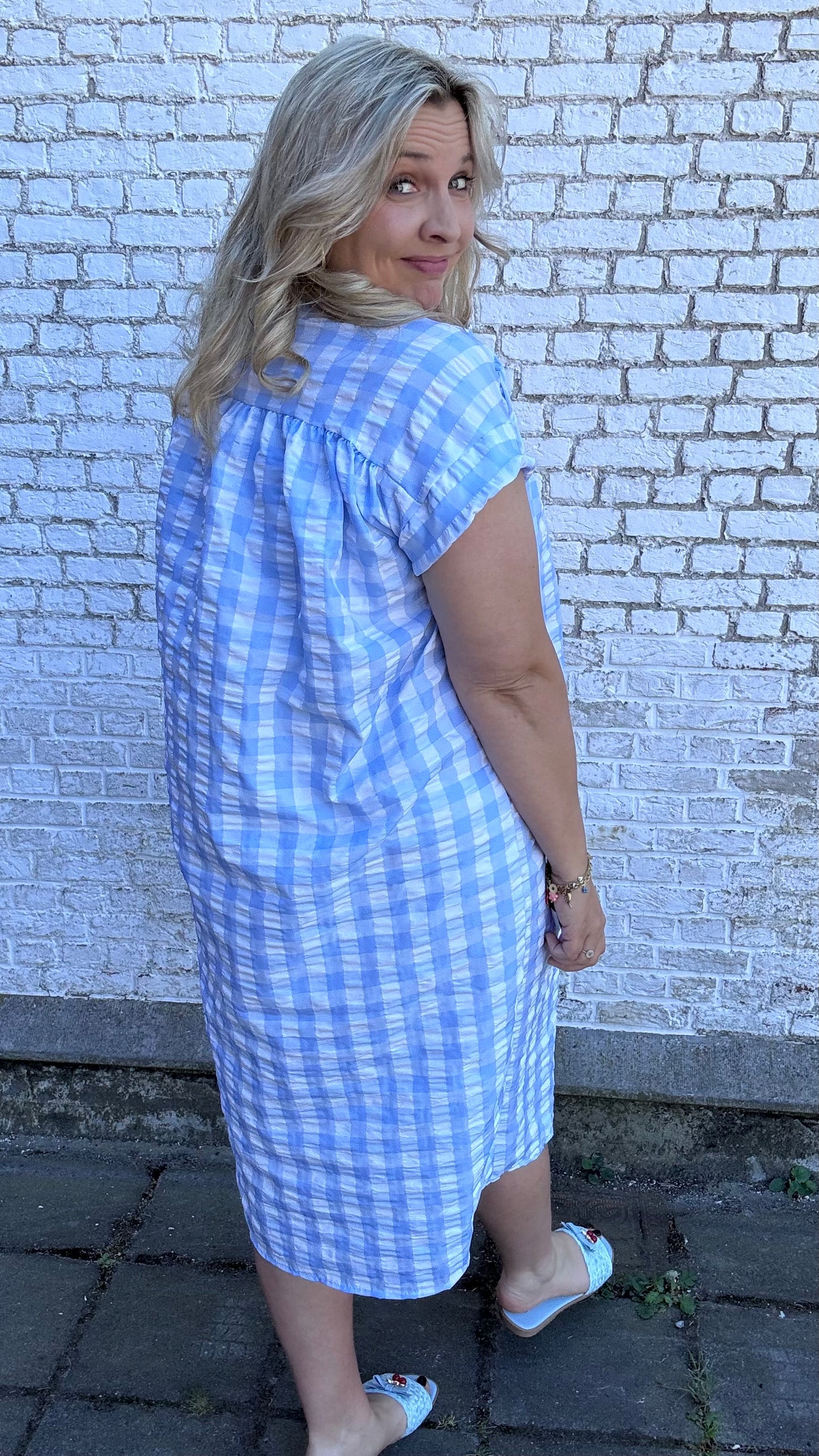 Sien jurk - Blauw