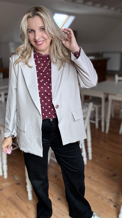 Vanessa blazer - Taupe