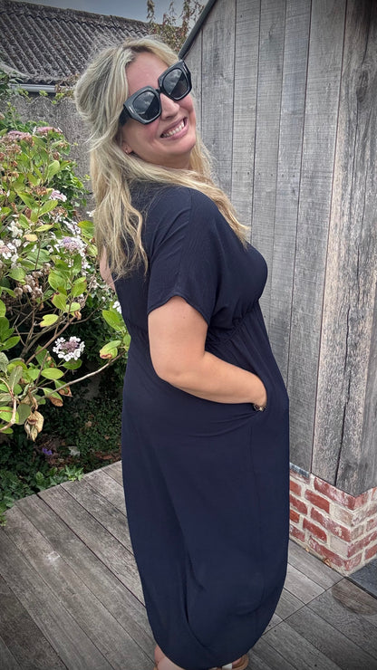 Laurie jurk navy
