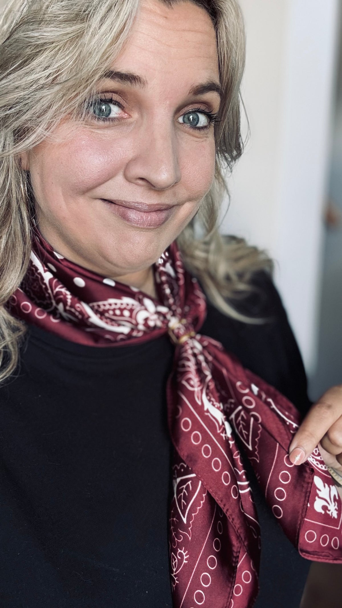 Stylish sjaal - Bordeaux