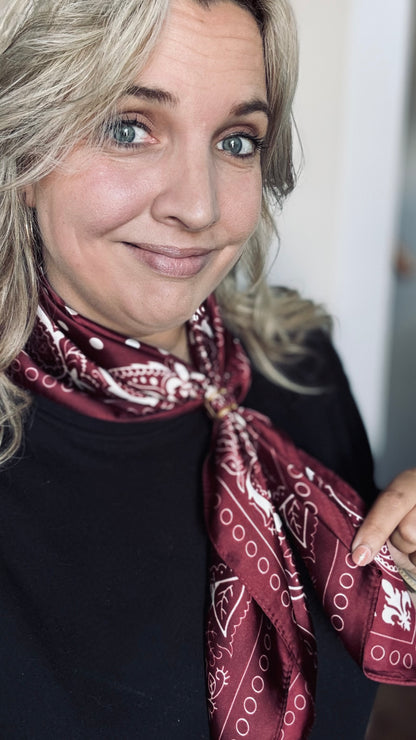 Stylish sjaal - Bordeaux