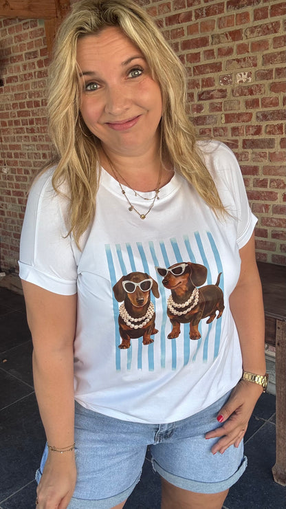 Puppy love shirt - Blauw