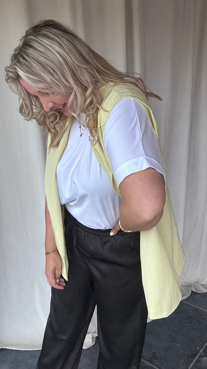 Attitude blazer - geel