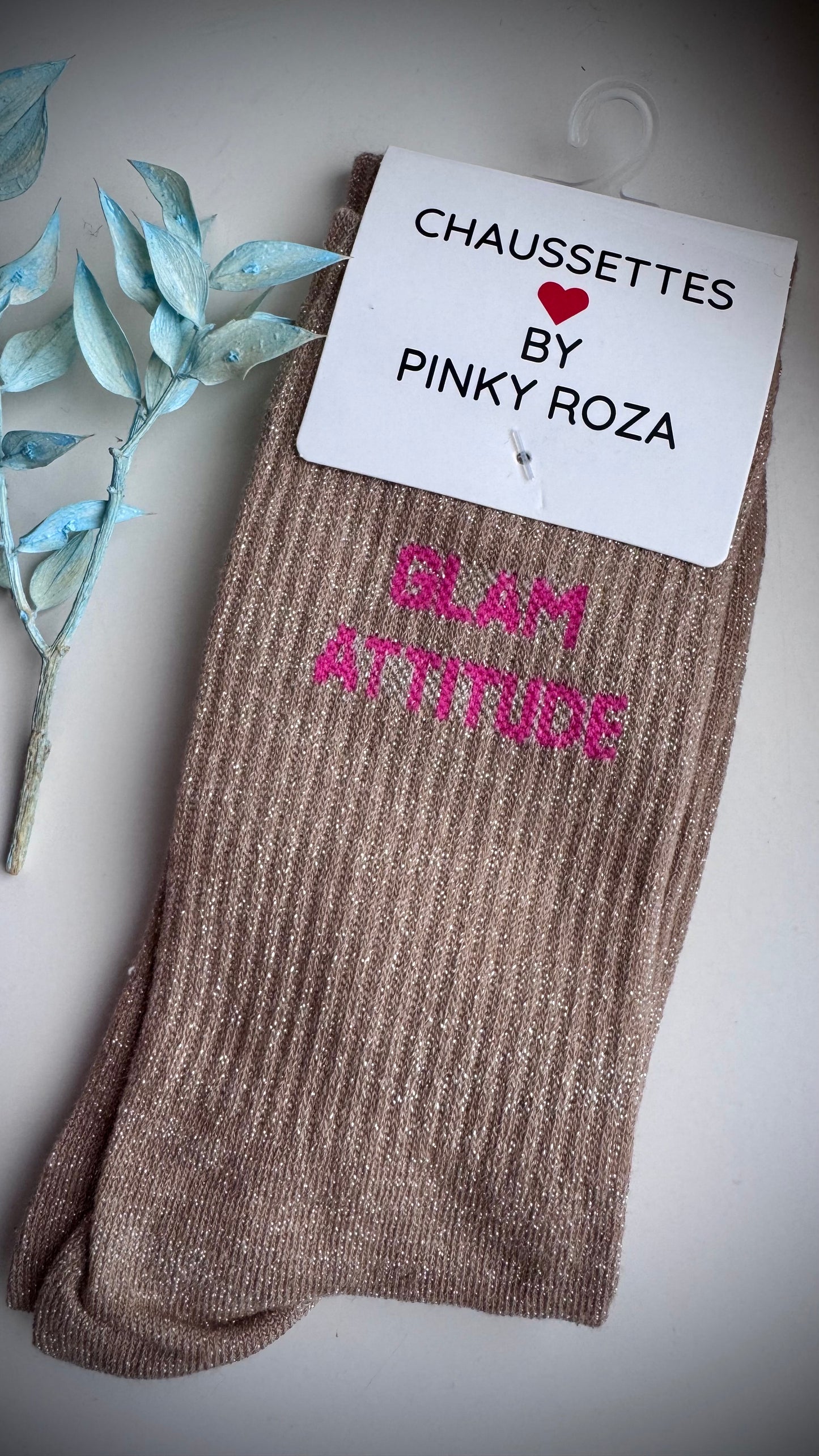 Quote sokken: Glam attitude