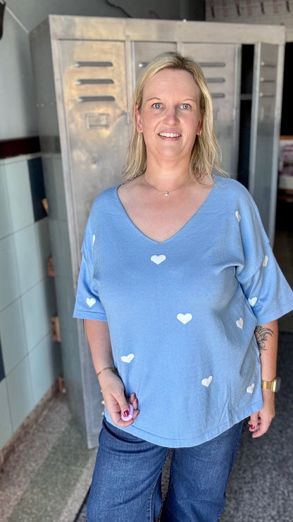 Cute shirt - Blauw