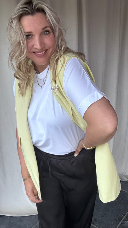 Attitude blazer - geel