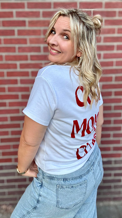 Cool moms club Shirt - Wit