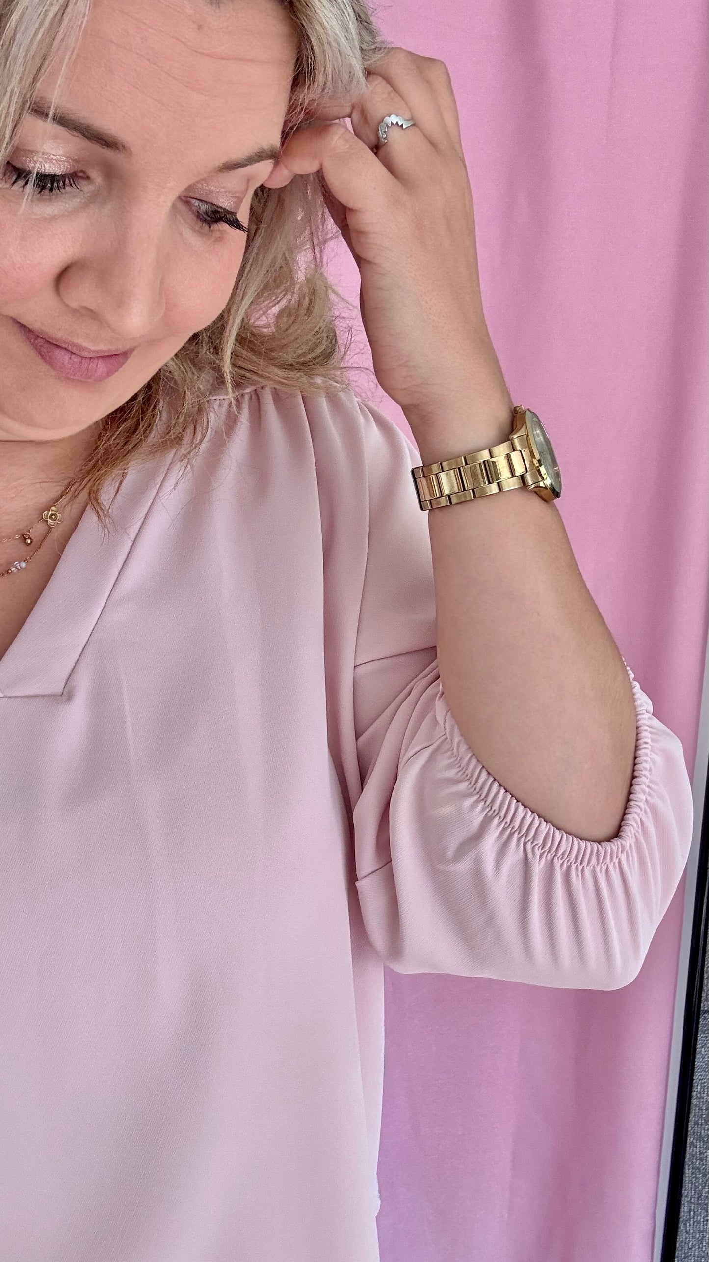 Mezza blouse - roze
