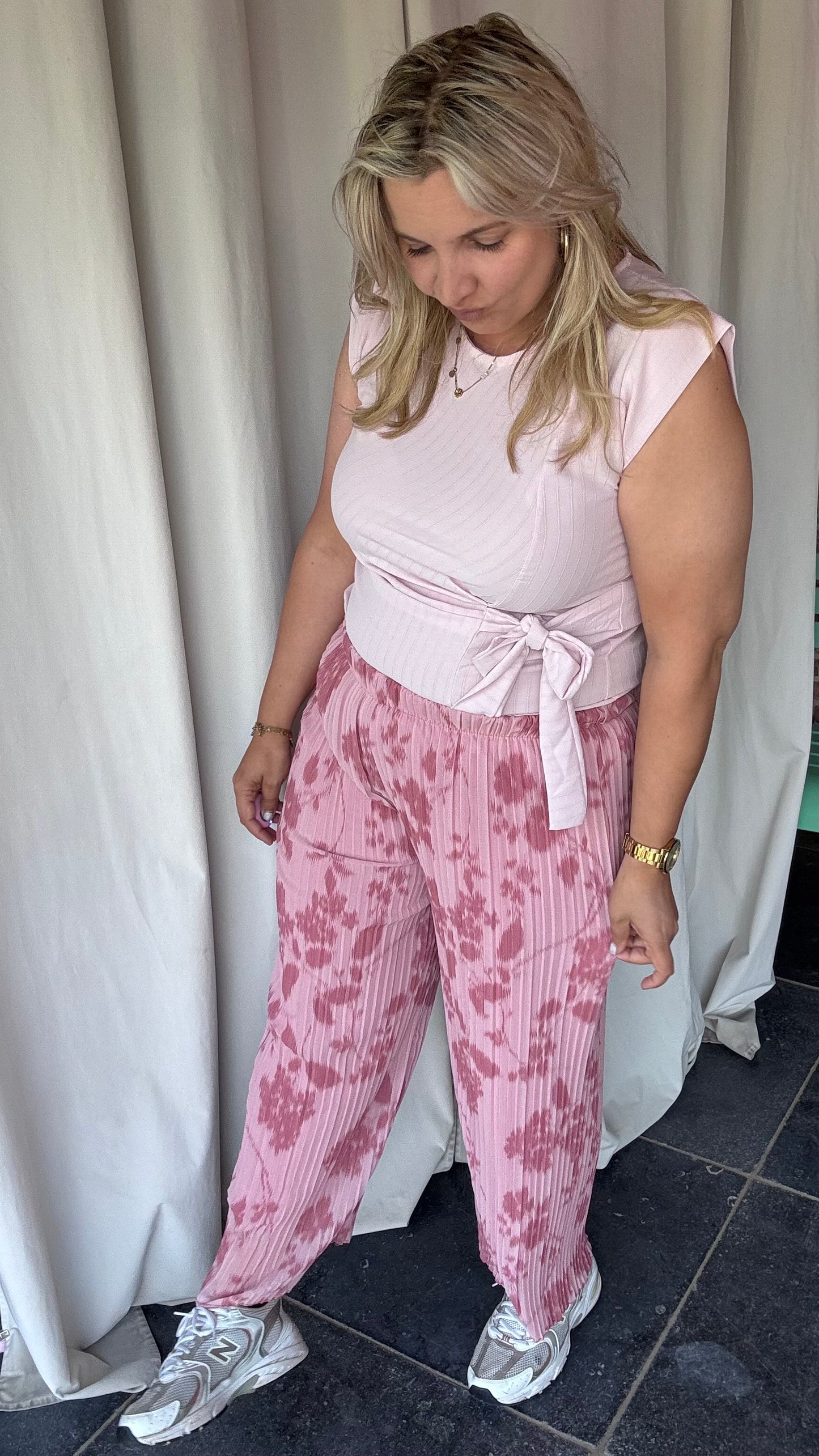 Pink vibes broek