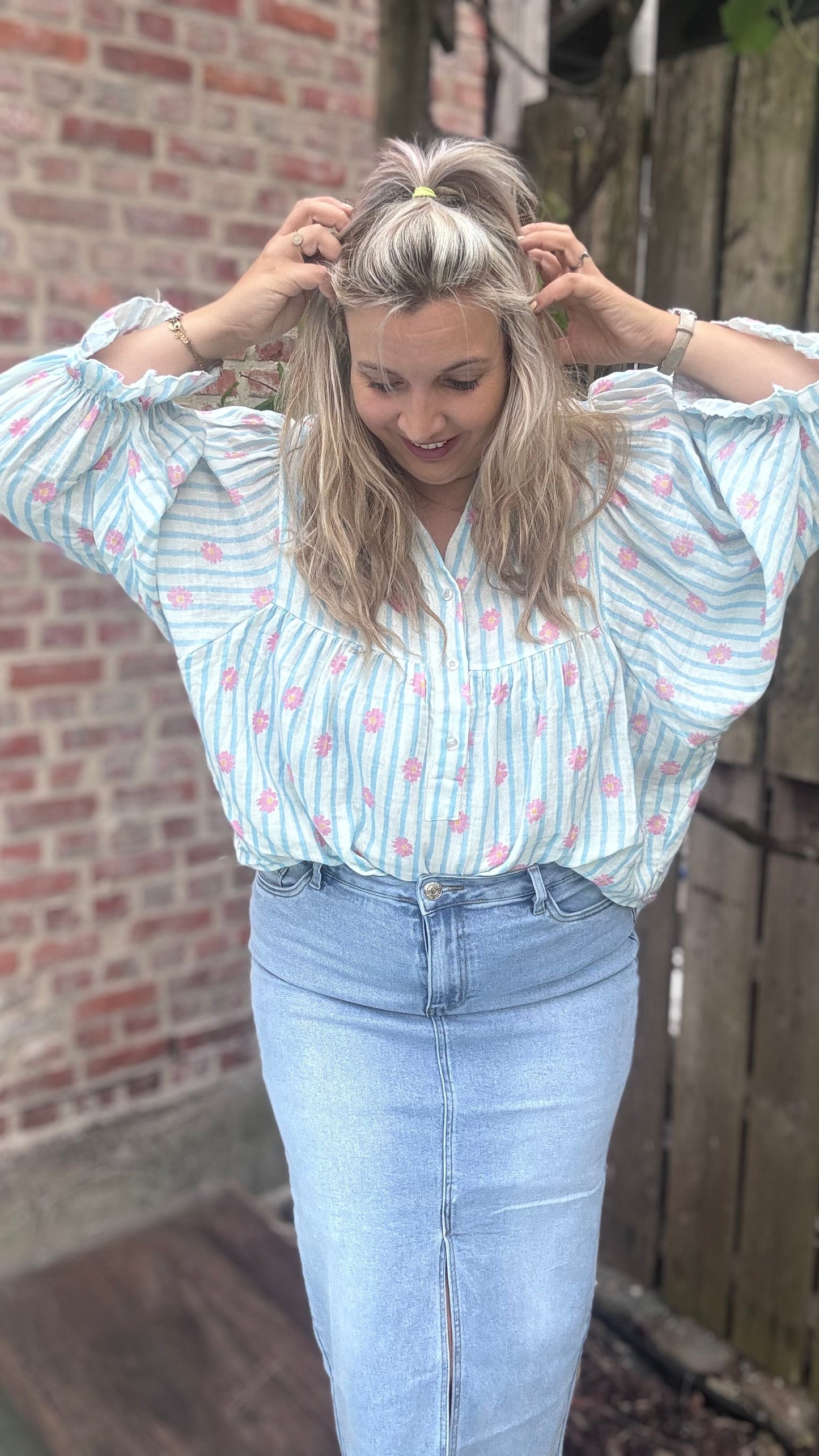Daisy blouse blauw