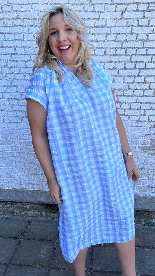 Sien jurk - Blauw