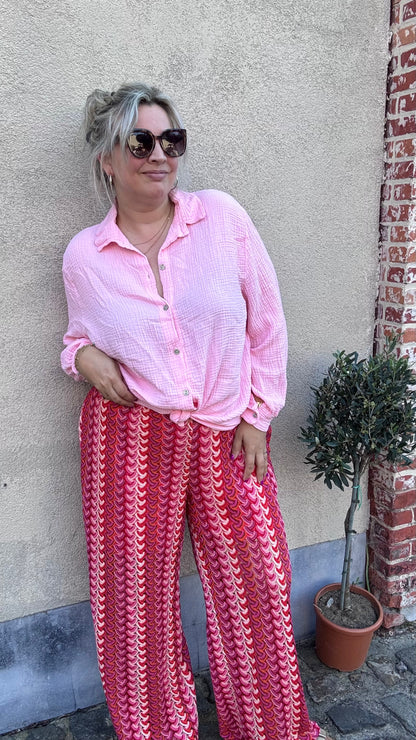 Tetra blouse - Roze