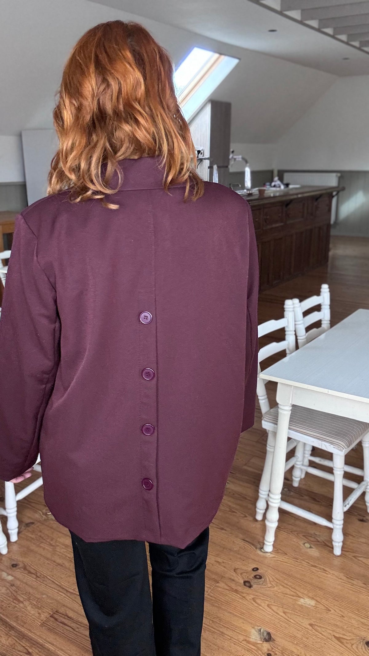 Freya blazer - Burgundy
