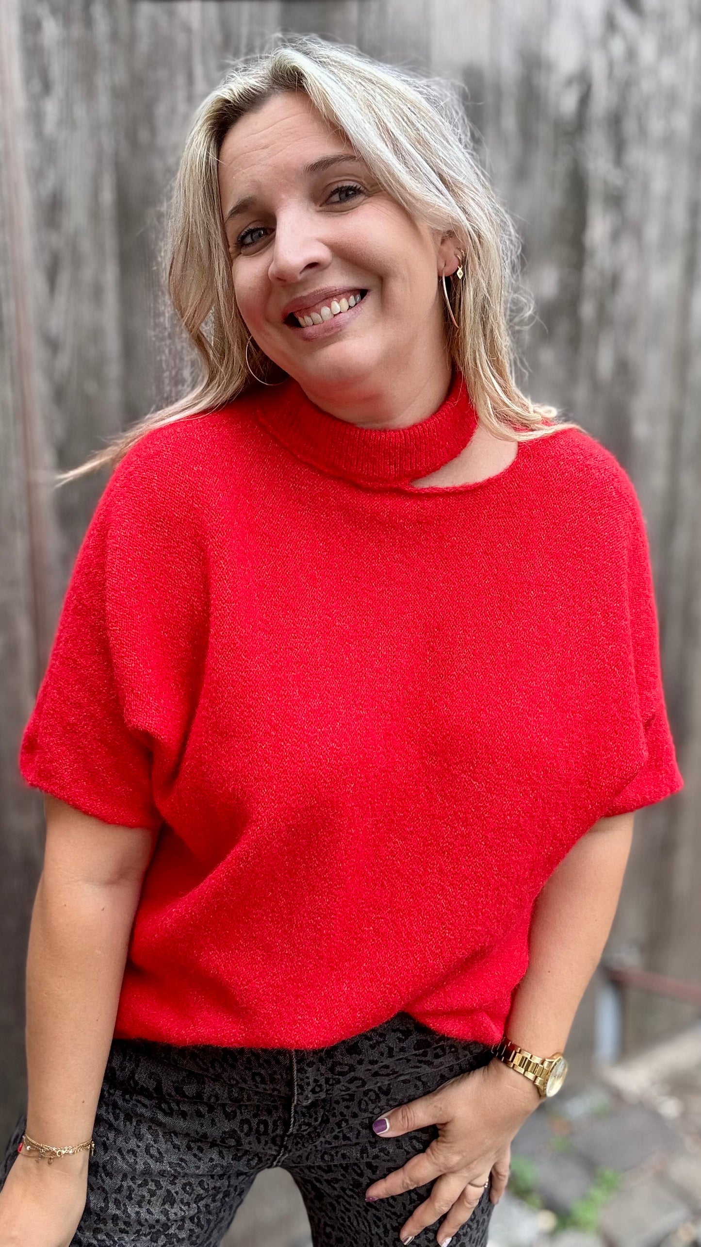 Loua knit - Rood