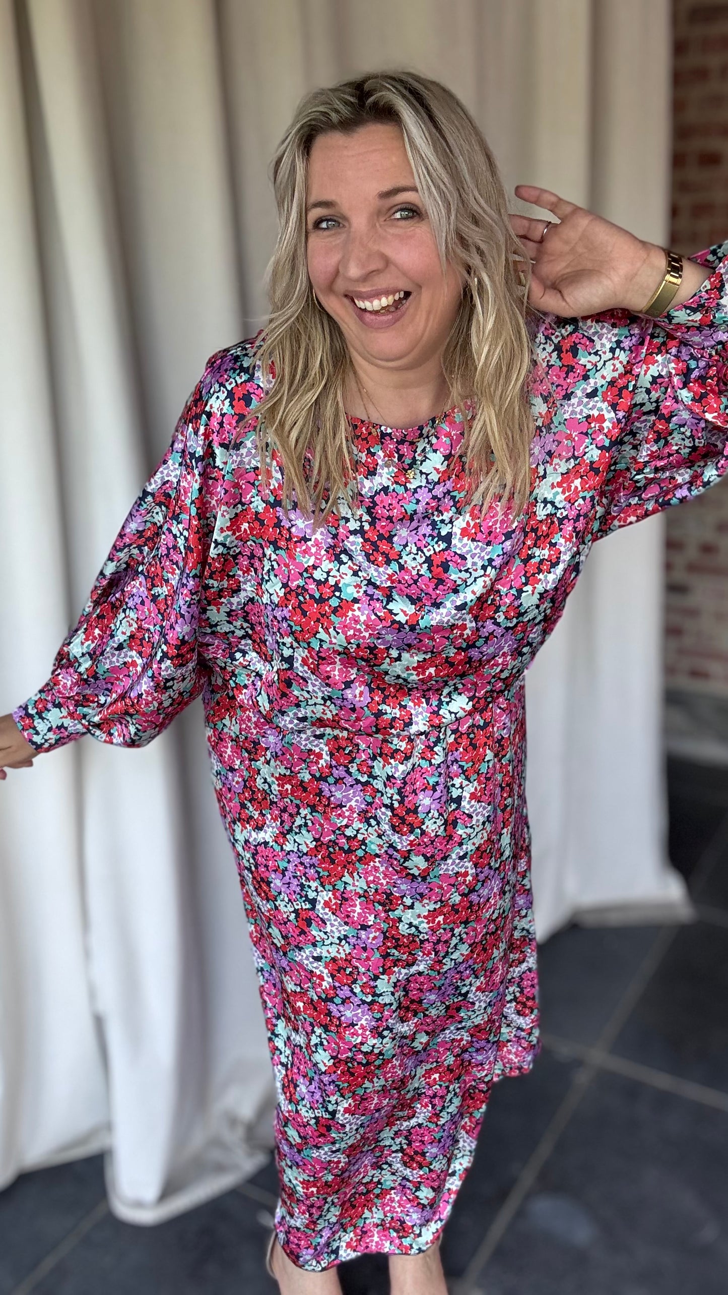 Bellini dress - Purple flowers