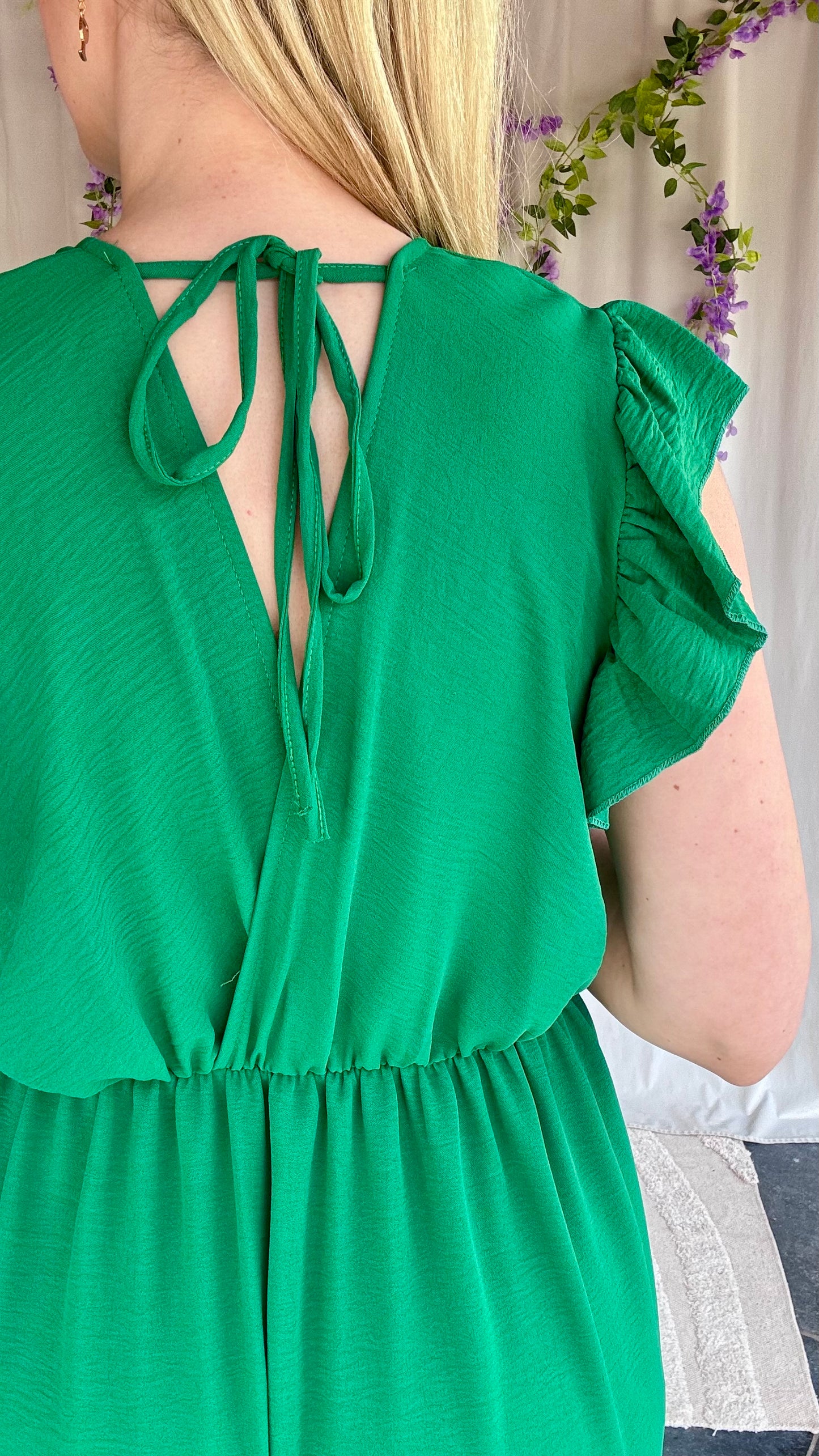 Lush dress donkergroen